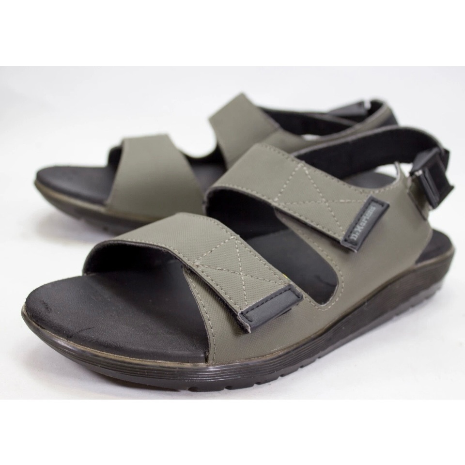 Dr. Martens Olive Green Strap Sandals